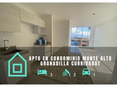 Alquiler de Apartamento en Condominio Monte Alto, 66 mt2, 3 recamaras