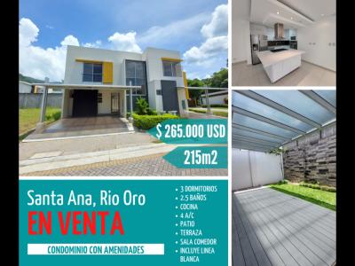 Venta de casa en Santa Ana Rio Oro, 215 mt2, 3 recamaras